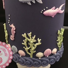 Katy Sue Sea Swirl Borders Silicone Mould