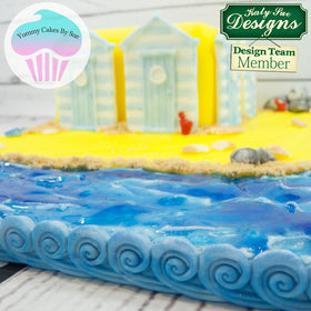 Katy Sue Sea Swirl Borders Silicone Mould