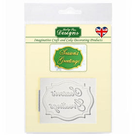 Katy Sue Seasons Greetings Mini Plaque Silicone Mould