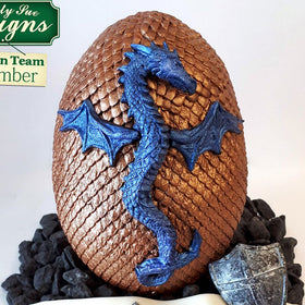 Katy Sue Serpent Dragon Silicone Mould