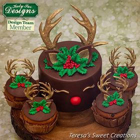Katy Sue Small Antlers Silicone Mould