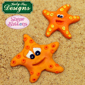 Katy Sue Sugar Buttons Starfish & Seahorse Silicone Mould
