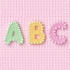 Katy Sue Stitched Alphabet Silicone Mould