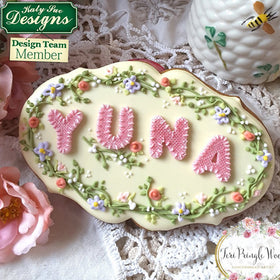 Katy Sue Stitched Alphabet Silicone Mould