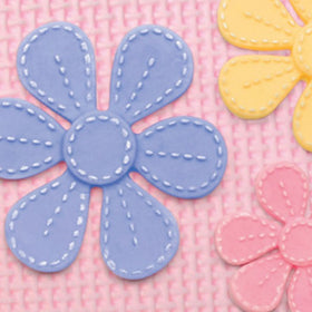 Katy Sue Stitched Flowers Blossoms Silicone Mould