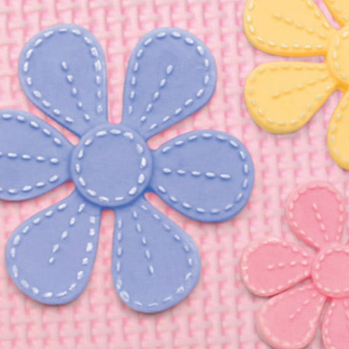 Katy Sue Stitched Flowers Blossoms Silicone Mould