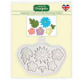 Katy Sue  Stylised Flowers Silicone Mould
