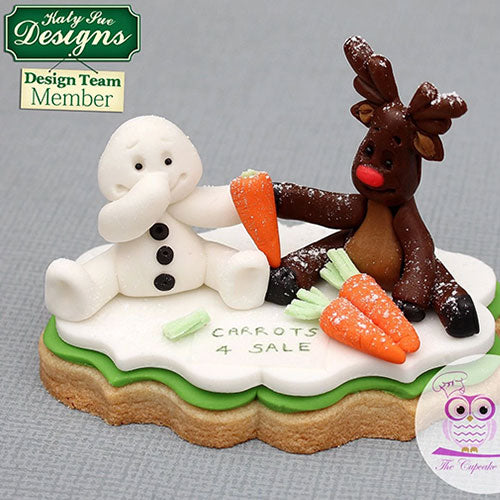 Katy Sue Sugar Buttons Christmas Reindeer Silicone Mould