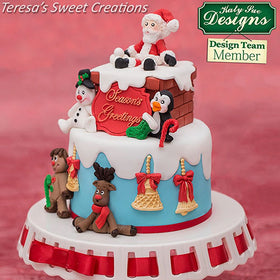 Katy Sue Sugar Buttons Christmas Reindeer Silicone Mould