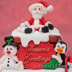 Katy Sue Sugar Buttons Christmas Santa Silicone Mould