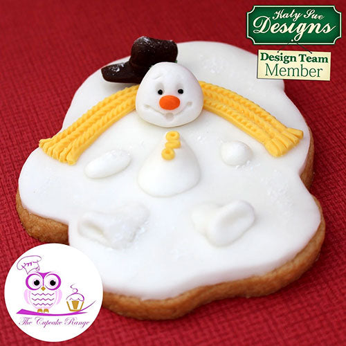 Katy Sue Sugar Buttons Christmas Snowman Silicone Mould
