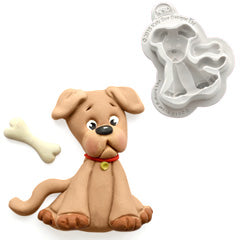 Katy Sue Sugar Buttons Dog Silicone Mould