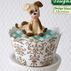 Katy Sue Sugar Buttons Dog Silicone Mould