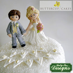 Katy Sue Sugar Buttons Groom Silicone Mould