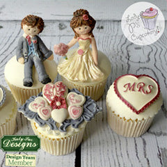 Katy Sue Sugar Buttons Groom Silicone Mould