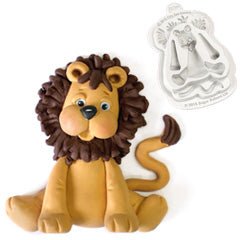 Katy Sue Sugar Buttons Lion Silicone Mould