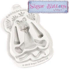 Katy Sue Sugar Buttons Lion Silicone Mould