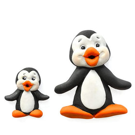 Katy Sue Sugar Buttons Christmas Penguin Silicone Mould