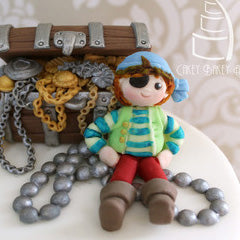 Katy Sue Sugar Buttons Pirate Silicone Mould