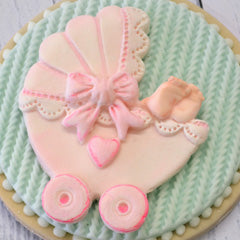 Katy Sue Sugar Buttons Pram Silicone Mould