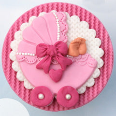 Katy Sue Sugar Buttons Pram Silicone Mould