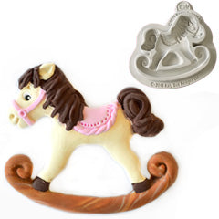 Katy Sue Sugar Buttons Rocking Horse Silicone Mould