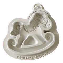 Katy Sue Sugar Buttons Rocking Horse Silicone Mould