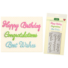 Katy Sue Word Perfect Birthday Set Silicone Mould