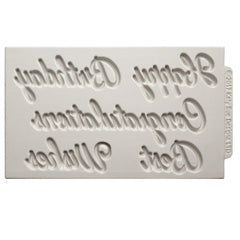 Katy Sue Word Perfect Birthday Set Silicone Mould