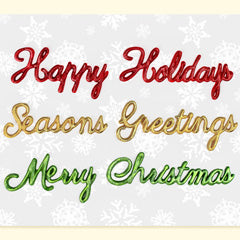 Katy Sue Word Perfect Christmas Holiday Set Silicone Mould