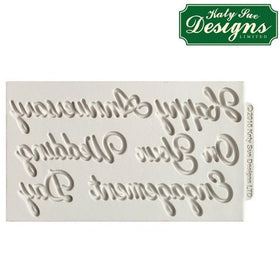 Katy Sue  Word Perfect Wedding Set Silicone Mould