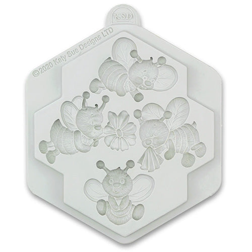 Katy Sue Zuzz and Friends Bees Silicone Mould