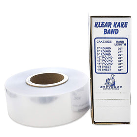 Klear Kake Band Clear Acetate Cake Collar 4 inch (152m roll)