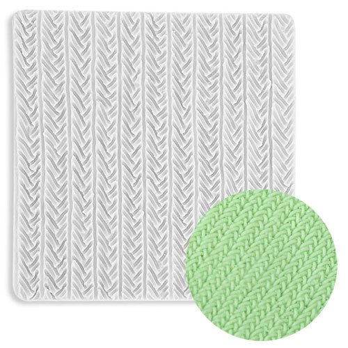 Knitting Weave Silicone Mould