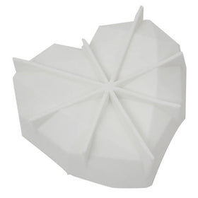 Large Geometric Heart Silicone Mould