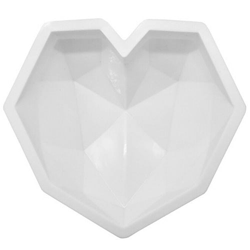 Large Geometric Heart Silicone Mould