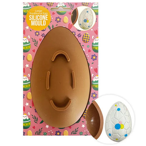 Large Traditional Easter Egg Silicone Chocolate Mould