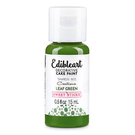 Sweet Sticks Edible Art Paint LEAF GREEN 15ml