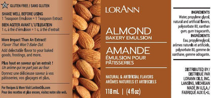 LorAnn Baking Emulsion Almond 4oz