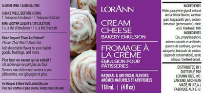 Lorann Baking Emulsion Cream Cheese 4oz