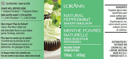 Lorann Baking Emulsion Peppermint 4oz