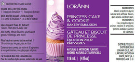 Lorann Baking Emulsion Princess Cake & Cookie 4oz