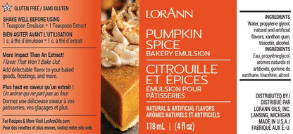 Lorann Baking Emulsion Pumpkin Spice 4oz