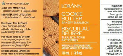 Lorann Baking Emulsion Cookie Butter 4oz