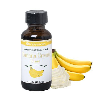 LorAnn Oils Banana Cream Flavouring 1oz (8 dram)
