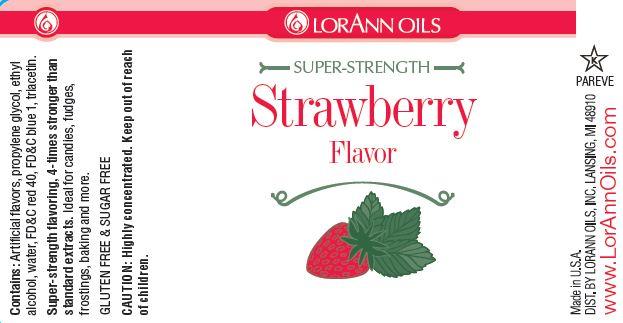 LorAnn Oils Strawberry Flavouring 1oz (8 dram)