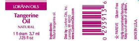 LorAnn Oils Tangerine Oil Natural Flavouring 1 Dram