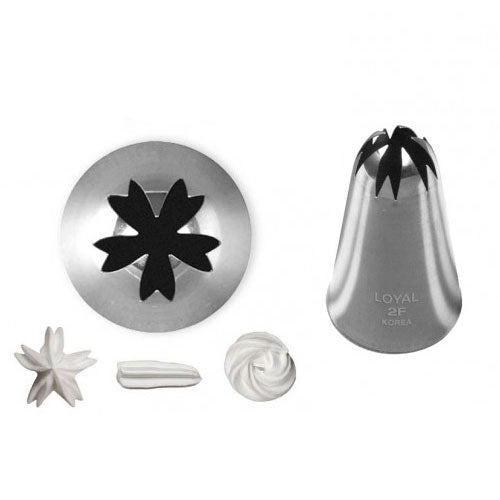Loyal Medium Piping Tip 2F Drop Flower