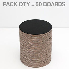 Loyal Round Black Dessert Board 70mm 50pcs