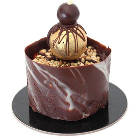 Loyal Round Black Dessert Board 90mm 50pcs
